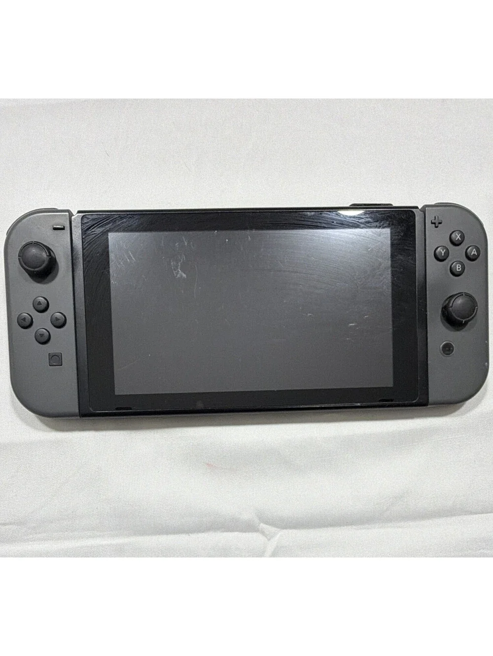 Nintendo Switch HAC-001 Console Gray Joy-Con 32GB Wi-Fi USB-C AC Adapter 2017